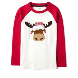 Baby boys Gymboree moose top. NWT